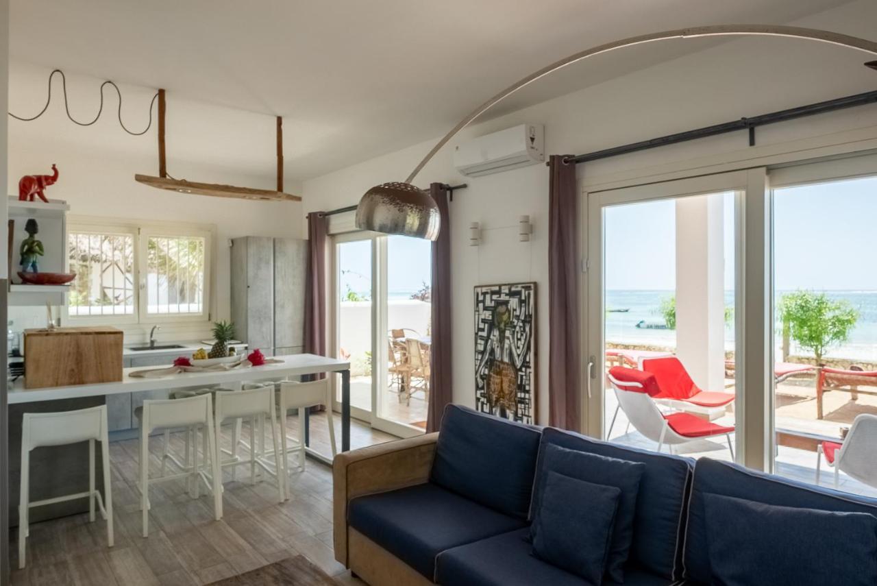 קיוונגווה Ocean Blue Apartment With Panoramic Pool Zanzibarhouses מראה חיצוני תמונה