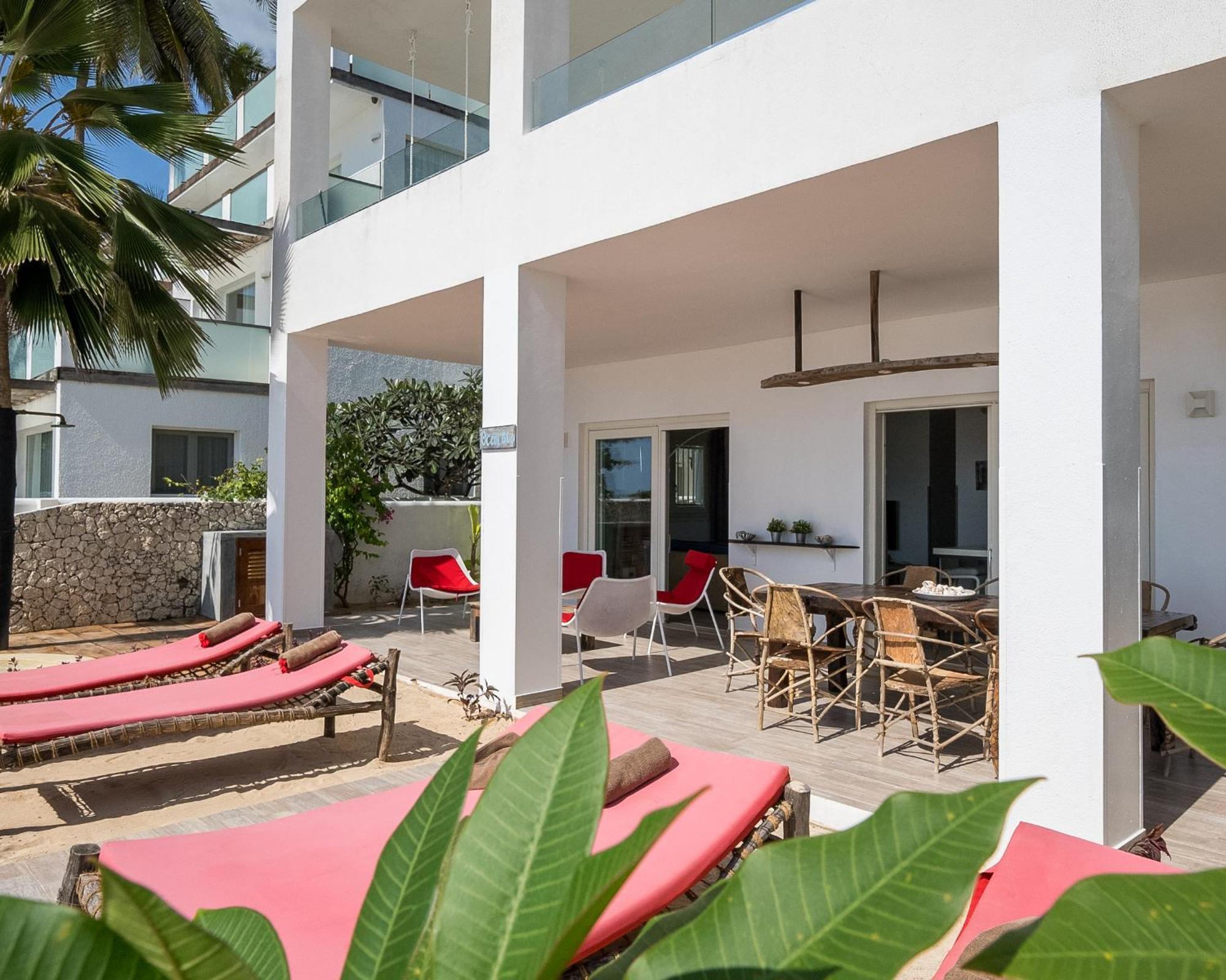 קיוונגווה Ocean Blue Apartment With Panoramic Pool Zanzibarhouses מראה חיצוני תמונה